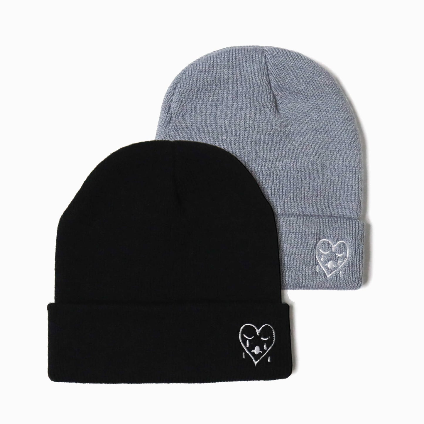 Classic Heart Beanie - 2 Set