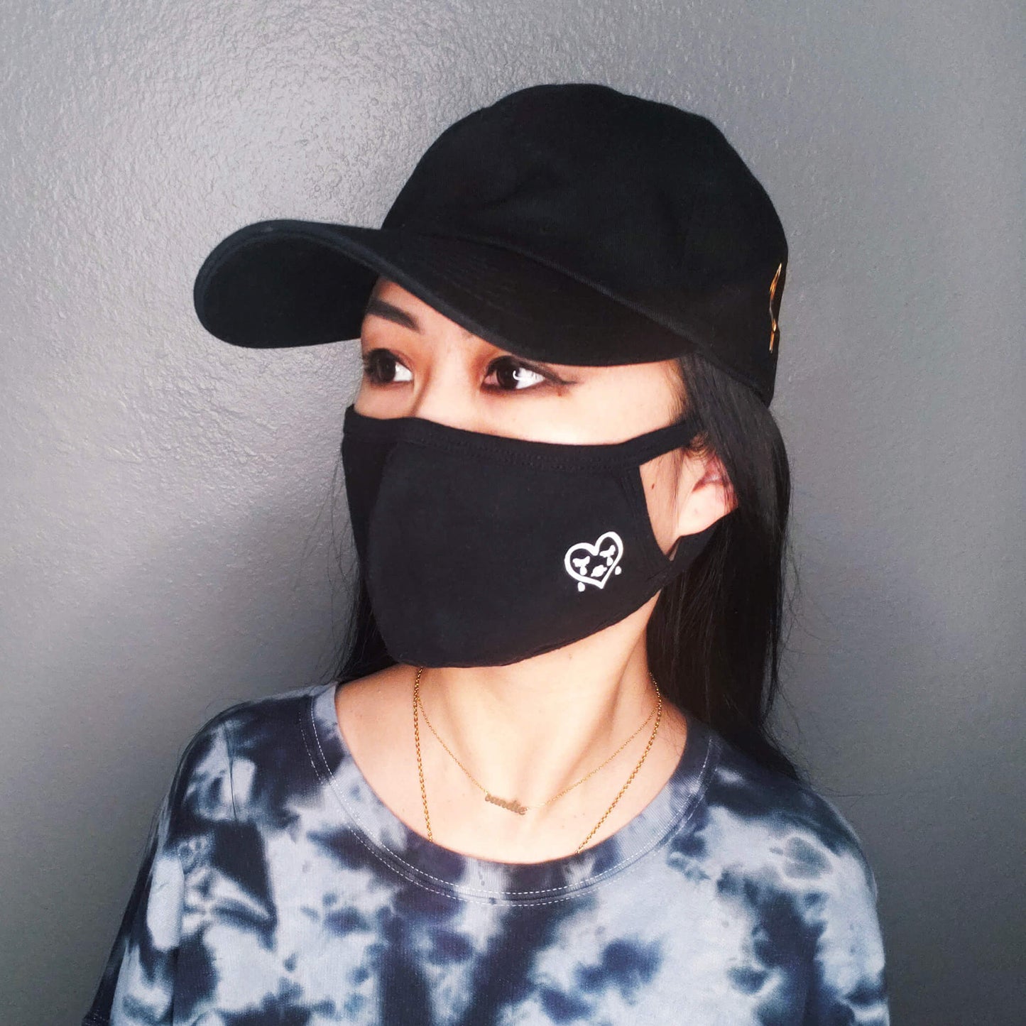 Crying Heart Face Mask