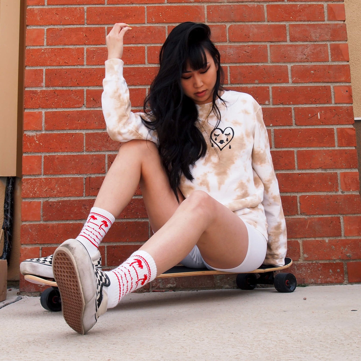Sad Girls Sweatshirt | Caramel