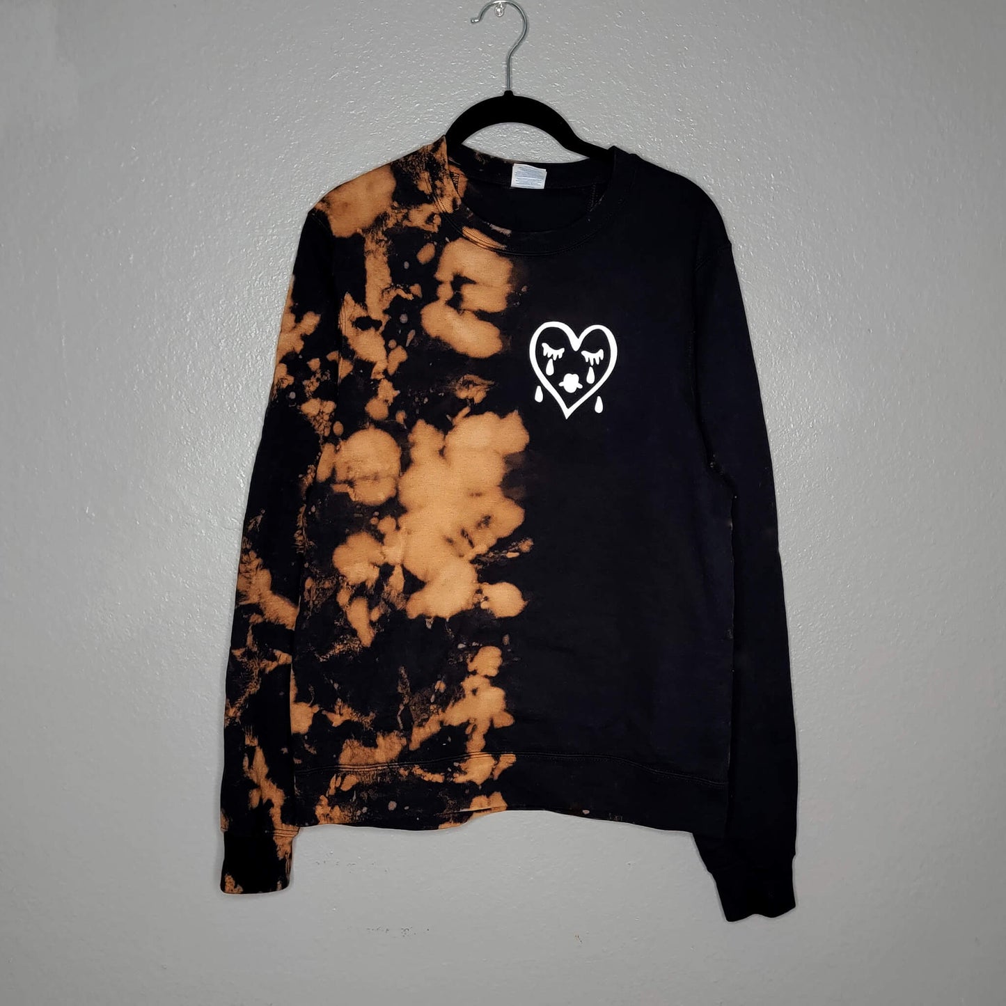 Sad Girls Sweatshirt | Split Bleached