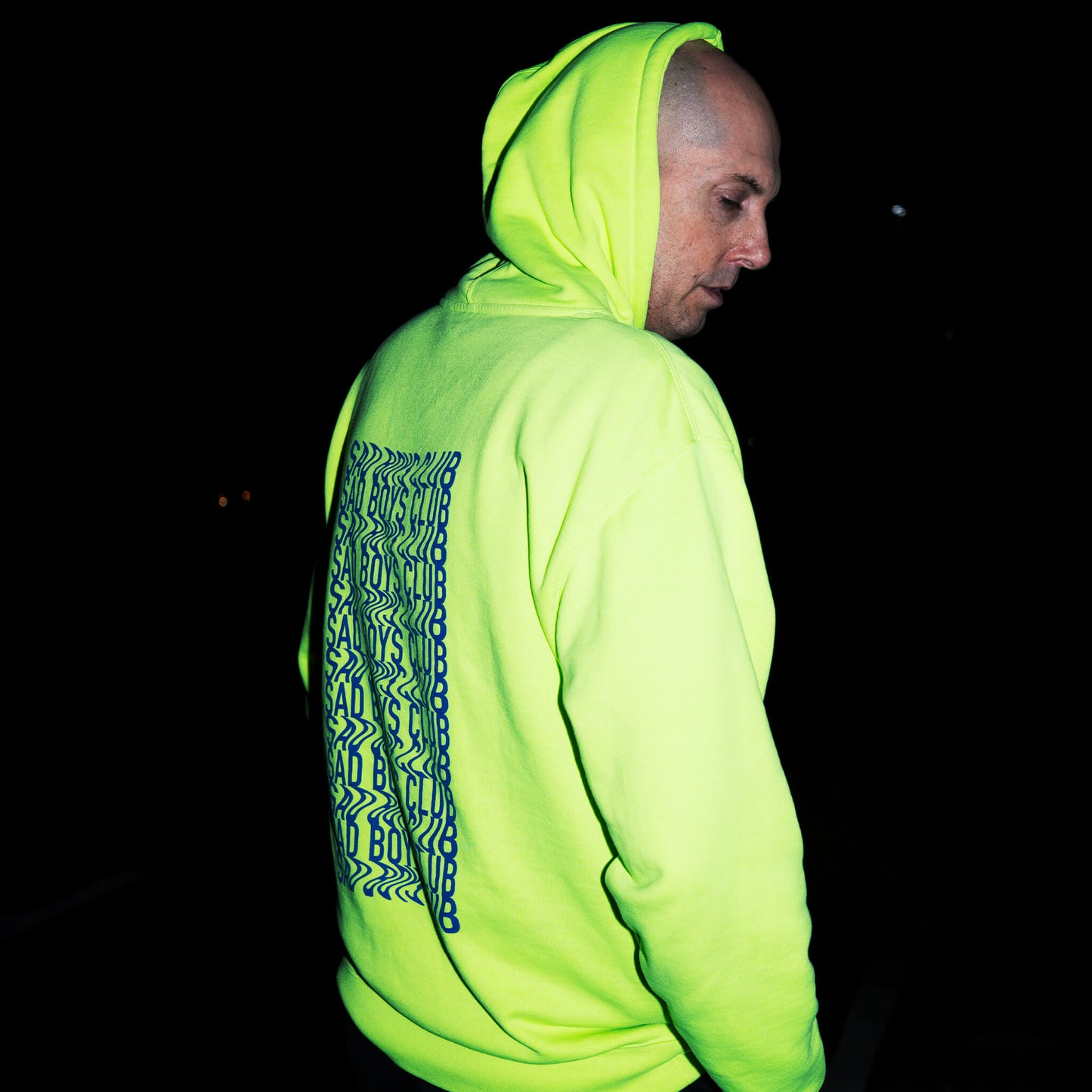 Sad Boys Classic Hoodie | Fluorescent Yellow
