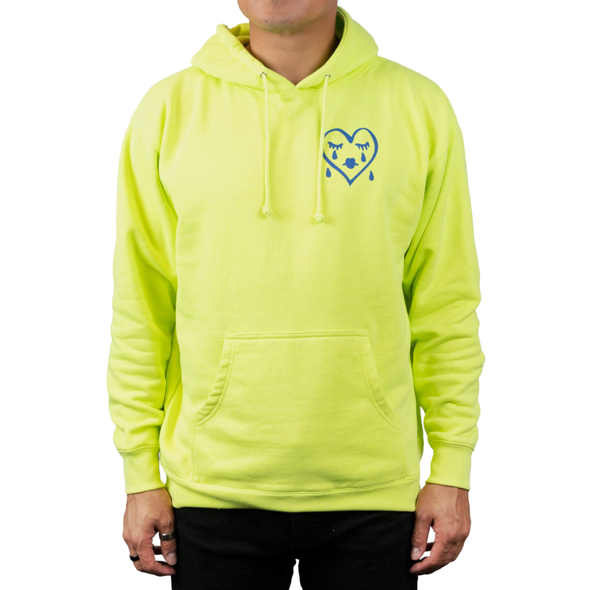 Yellow deals cdg hoodie