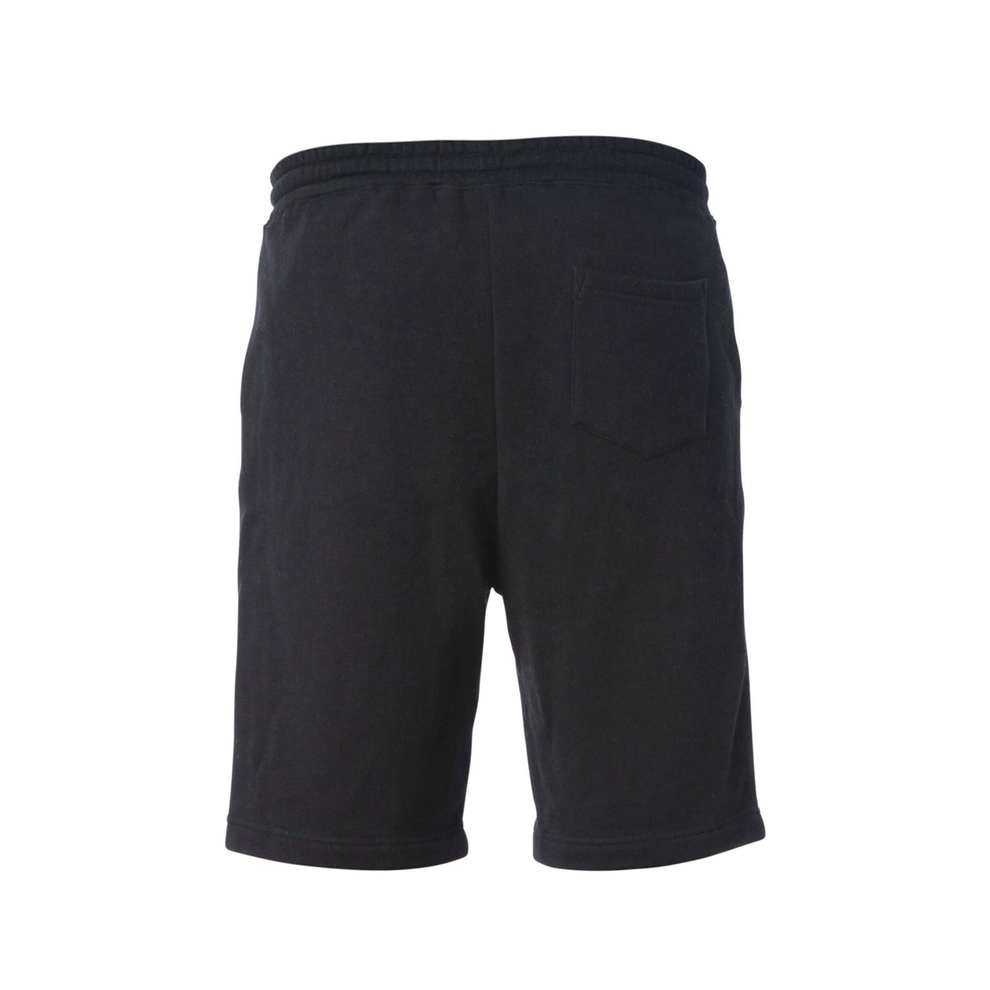 Embroidered Fleece Shorts | Black