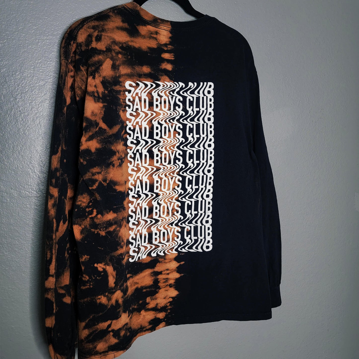 Sad Boys Long Sleeve Shirt | Split Bleached