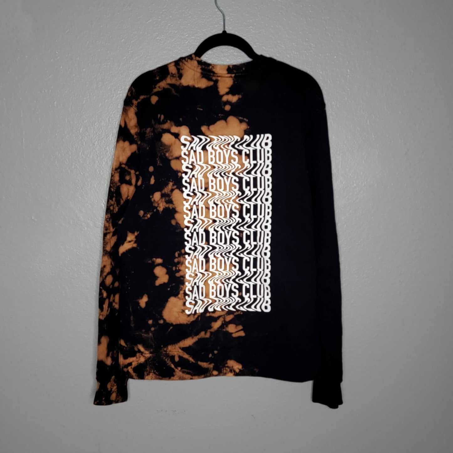 Sad Boys Sweatshirt | Split Bleached