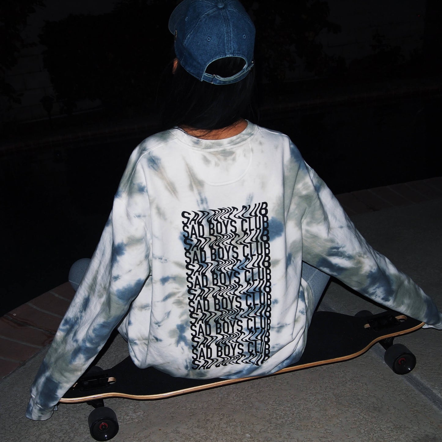 Sad Boys Sweatshirt | Sage Navy