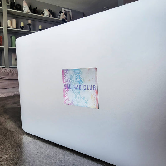 Sad Sad Club Tie-dye Sticker